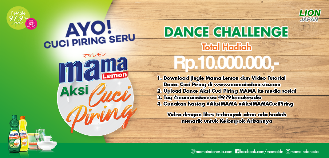 MAMA Lemon Aksi Cuci Piring Dance Challenge