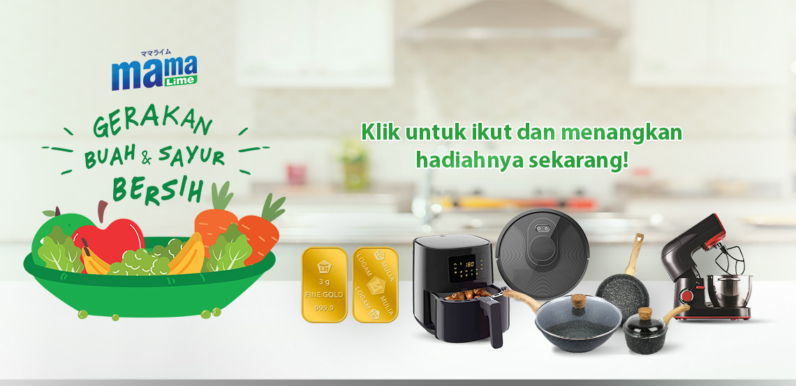 Yuk Ikutan Gerakan Buah dan Sayur Bersih bersama MAMA Lime!